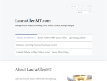 Tablet Screenshot of lauraallenmt.com